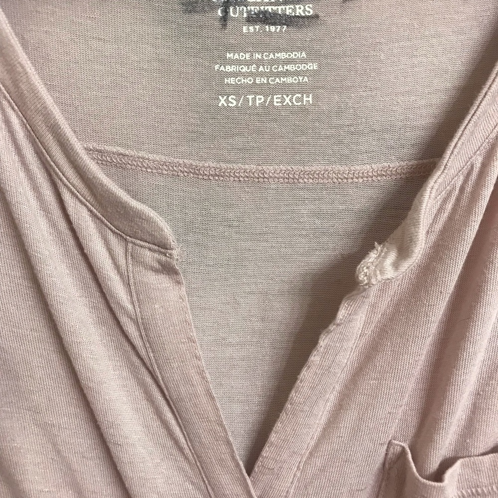 AEO soft and sexy v neck long sleeve - Picture 3 of 4